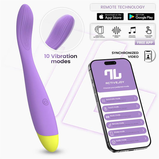 INTOYOU APP SERIES - NEYA G-SPOT VIBRATOR WITH APP PURPLE