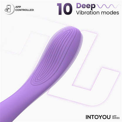 INTOYOU APP SERIES - NEYA G-SPOT VIBRATOR WITH APP PURPLE