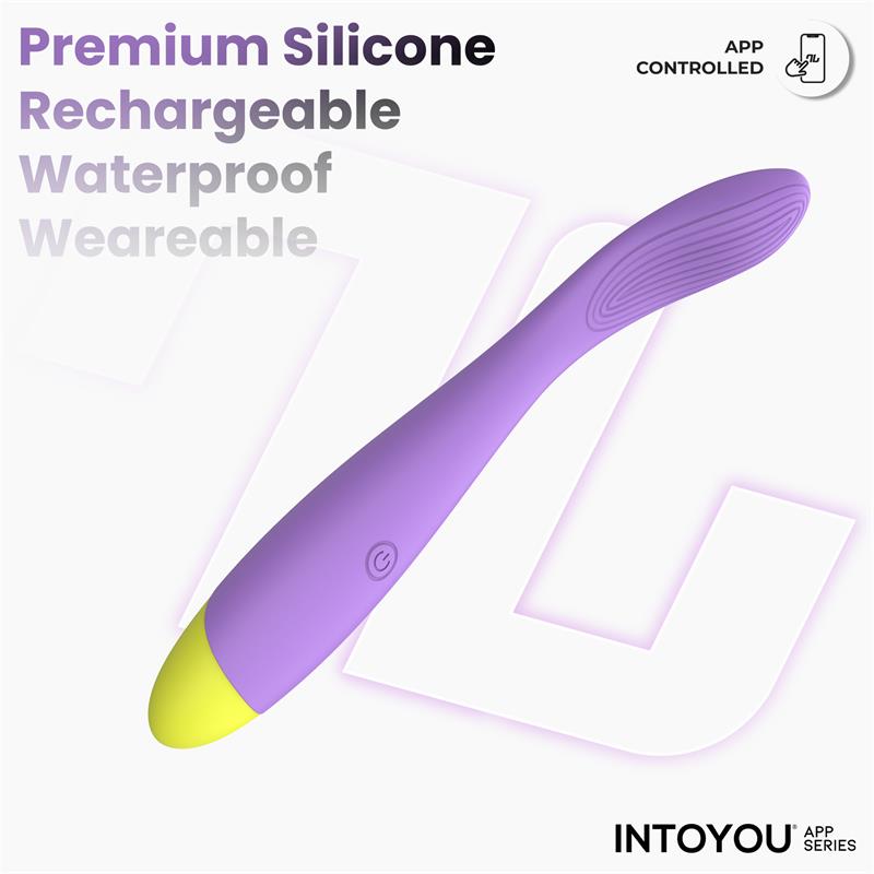 INTOYOU APP SERIES - NEYA G-SPOT VIBRATOR WITH APP PURPLE
