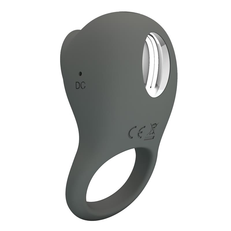 PRETTYLOVE - NIMBUS VIBRATING COCK RING WITH LICKING TONGUE