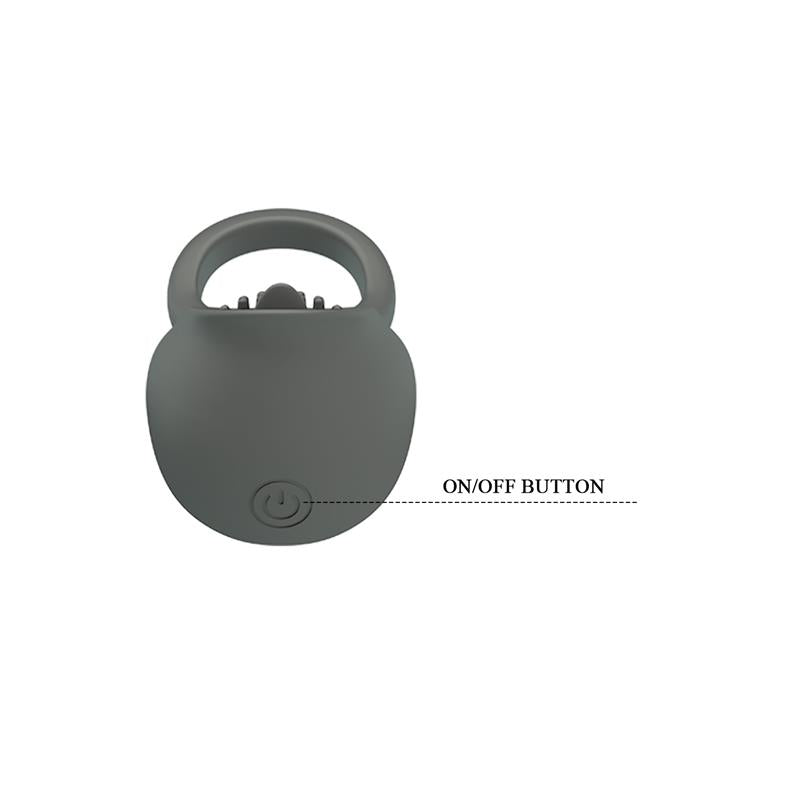 PRETTYLOVE - NIMBUS VIBRATING COCK RING WITH LICKING TONGUE