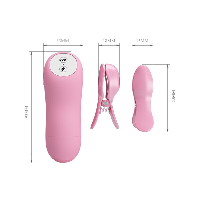 BAILE - ROMANTIC WAVE TWEEZERS WITH VIBRATION AND ELECTROSHOCK