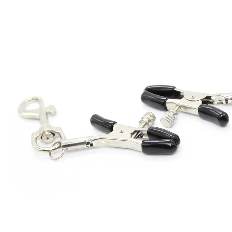 LATETOBED BDSM LINE - NIPPEL CLAMP WITH HOOK METAL