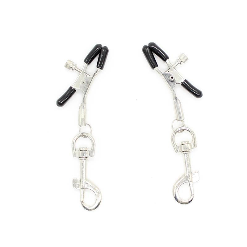 LATETOBED BDSM LINE - NIPPEL CLAMP WITH HOOK METAL