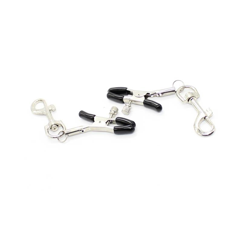 LATETOBED BDSM LINE - NIPPEL CLAMP WITH HOOK METAL