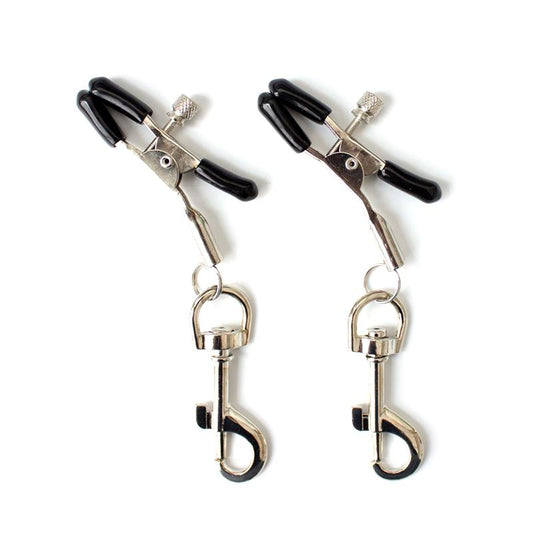 LATETOBED BDSM LINE - NIPPEL CLAMP WITH HOOK METAL