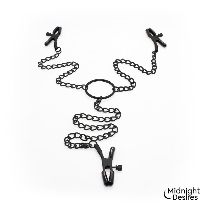 MIDNIGHT DESIRES - NIPPLE AND CLITORAL CLAMPS
