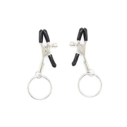 LATETOBED BDSM LINE - NIPPLE CLAMP WITH O RING METAL