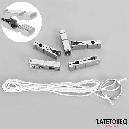 LATETOBED BDSM LINE - NIPPLE CLAMP ZINC