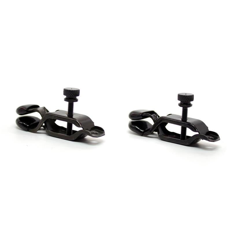 LATETOBED BDSM LINE - NIPPLE CLAMPS ADJUSTABLE METAL BLACK