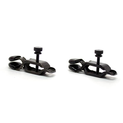 LATETOBED BDSM LINE - NIPPLE CLAMPS ADJUSTABLE METAL BLACK