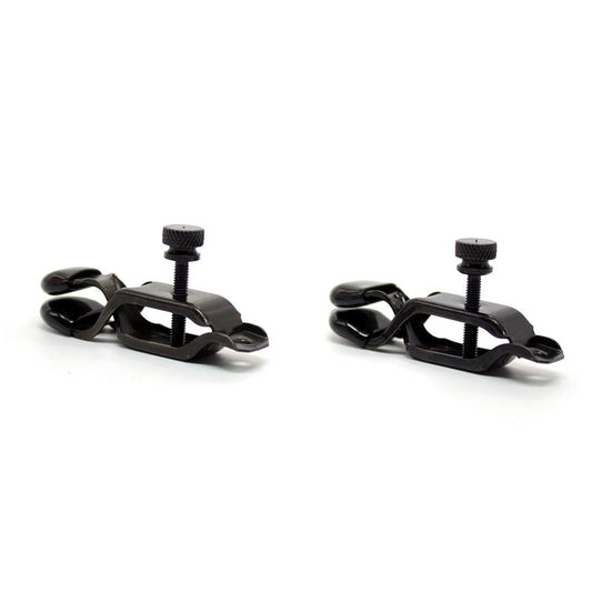 LATETOBED BDSM LINE - NIPPLE CLAMPS ADJUSTABLE METAL BLACK