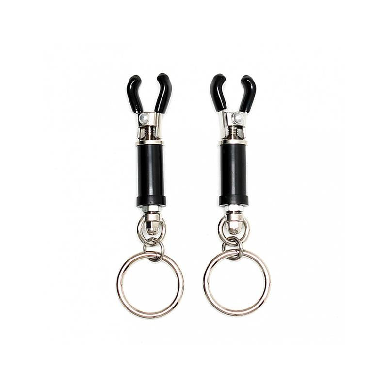 BONDAGE PLAY - NIPPLE CLAMPS-ADJUSTABLE