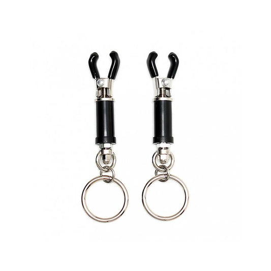 BONDAGE PLAY - NIPPLE CLAMPS-ADJUSTABLE