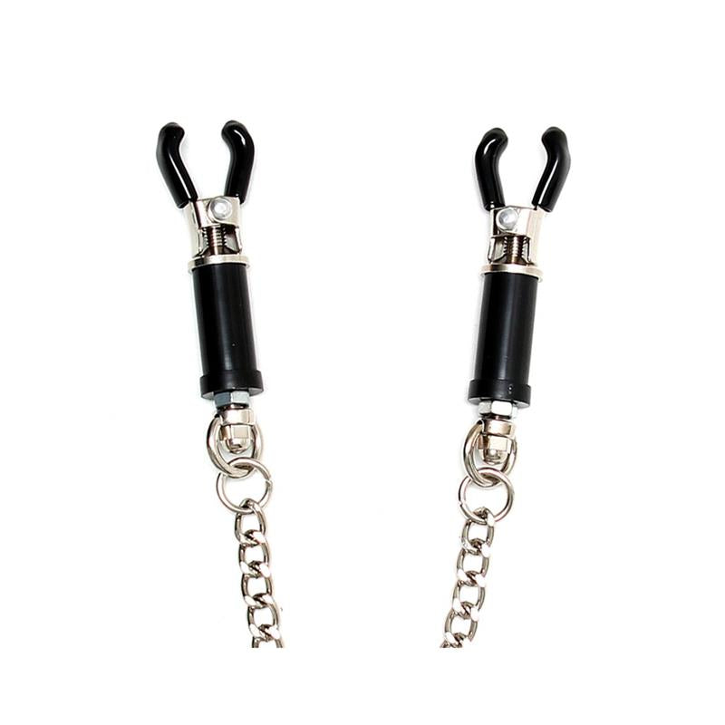 BONDAGE PLAY - NIPPLE CLAMPS-ADJUSTABLE