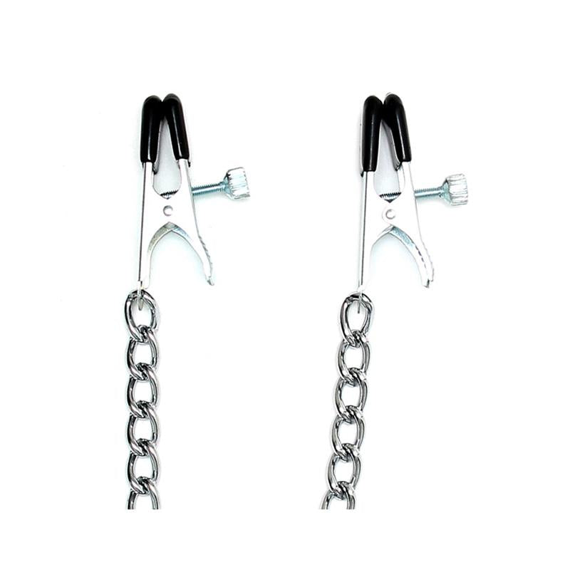 BONDAGE PLAY - NIPPLE CLAMPS, L-ADJUSTABLE