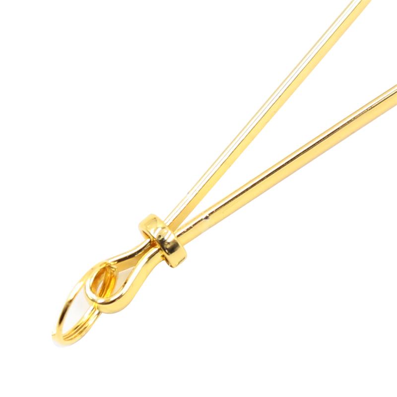 LATETOBED BDSM LINE - NIPPLE CLAMPS METAL BLACK/GOLD