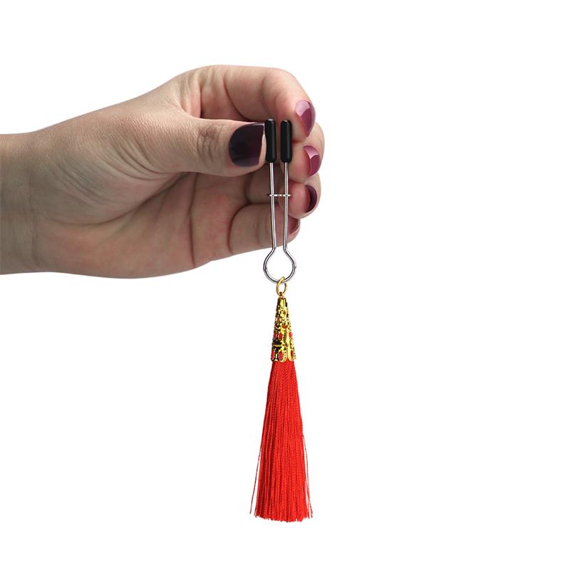 LOVETOY - NIPPLE CLAMPS RED