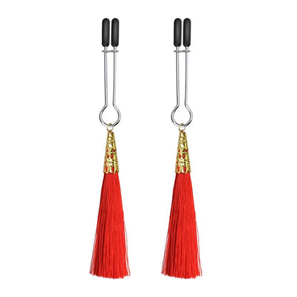 LOVETOY - NIPPLE CLAMPS RED
