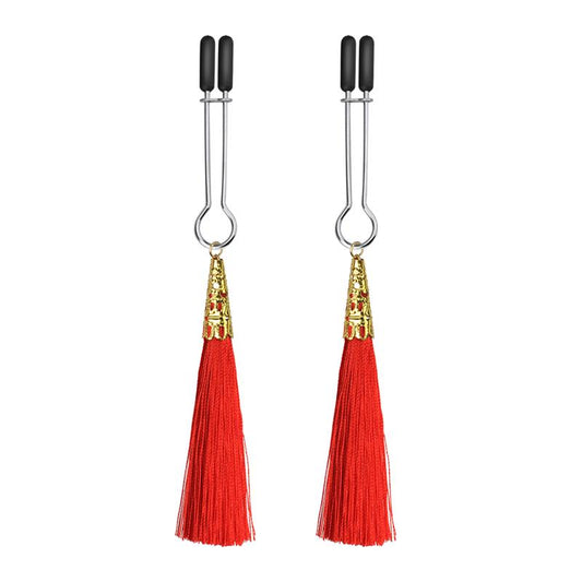 LOVETOY - NIPPLE CLAMPS RED