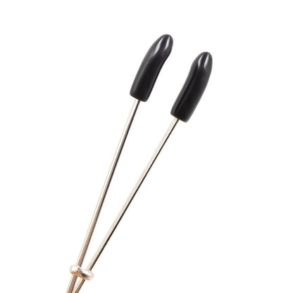 LATETOBED BDSM LINE - NIPPLE CLAMPS WITH CHAIN METAL