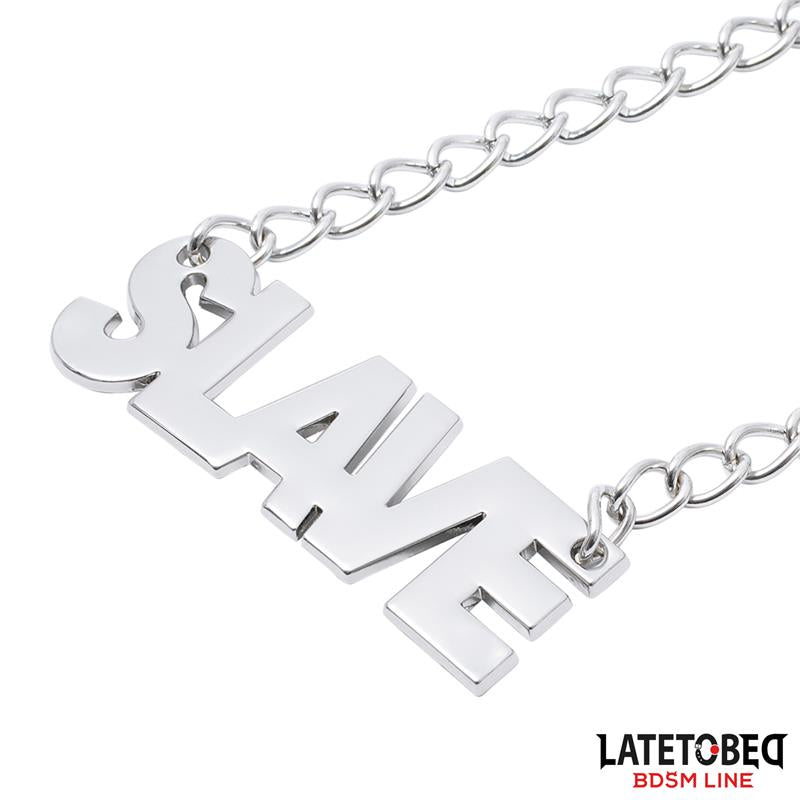 LATETOBED BDSM LINE - NIPPLE CLAMPS WITH CHAIN - SLAVE