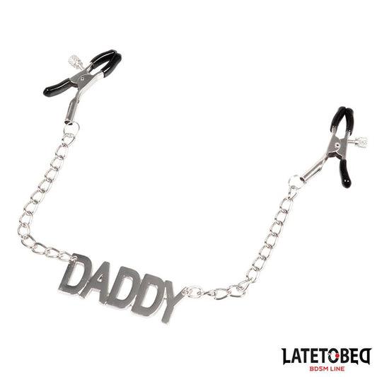 LATETOBED BDSM LINE - NIPPLE CLAMPS WITH DADDY