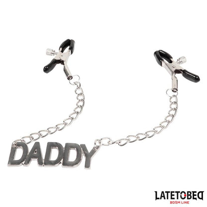 LATETOBED BDSM LINE - NIPPLE CLAMPS WITH DADDY
