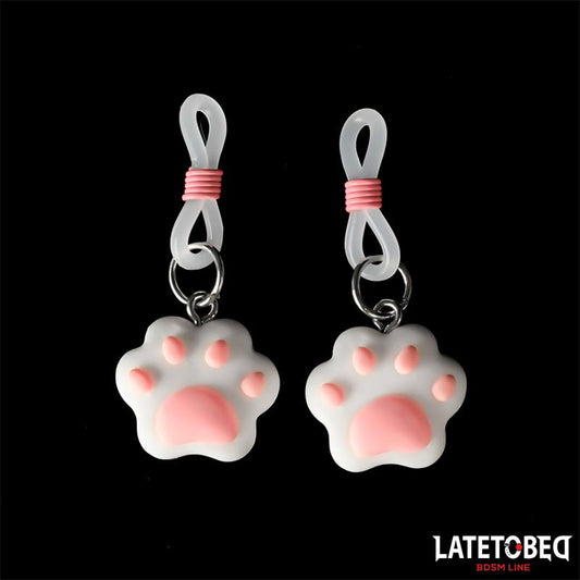 LATETOBED BDSM LINE - NIPPLE CLAMPS WITH KITTY PAW