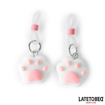 LATETOBED BDSM LINE - NIPPLE CLAMPS WITH KITTY PAW