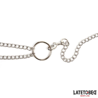 LATETOBED BDSM LINE - NIPPLE CLAMPS WITH PENIS RING