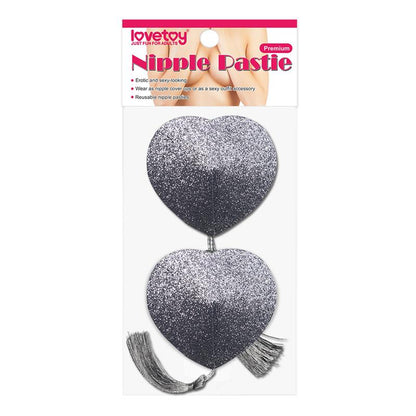 LOVETOY - NIPPLE COVERS REUSABLE SILVER GLITTER