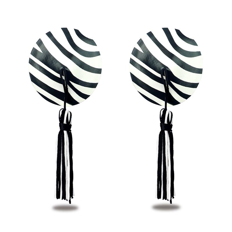 LOVETOY - NIPPLE COVERS REUSABLE ZEBRA