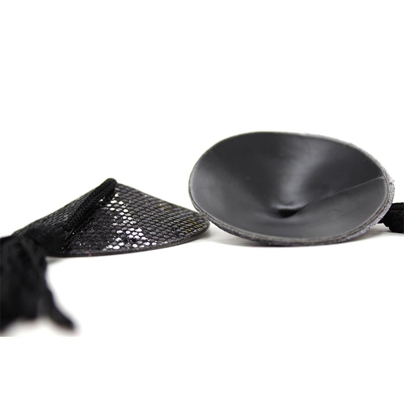 LATETOBED BDSM LINE - NIPPLE COVERS SELF-ADHESIVE BLACK