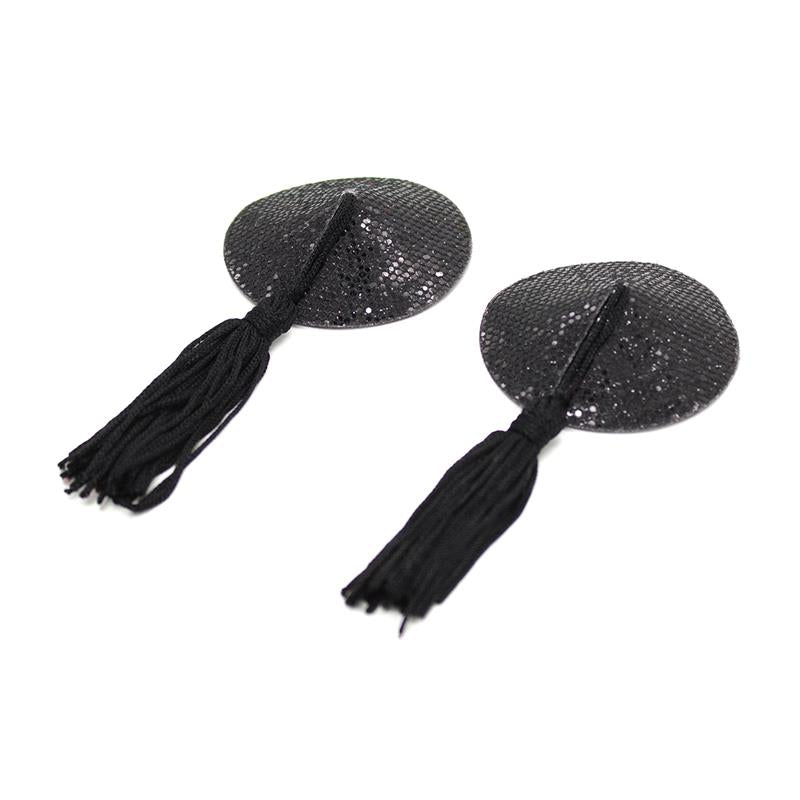 LATETOBED BDSM LINE - NIPPLE COVERS SELF-ADHESIVE BLACK