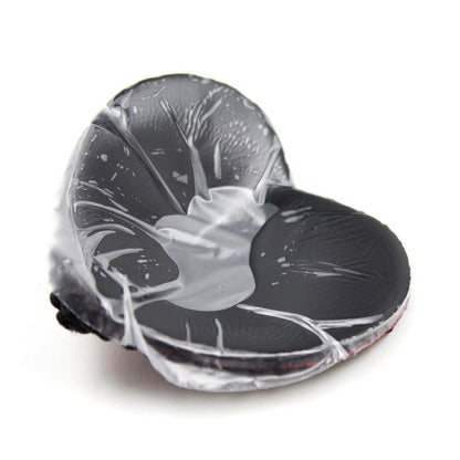 LATETOBED BDSM LINE - NIPPLE COVERS WITH LACE BLACK/RED