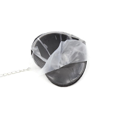 LATETOBED BDSM LINE - NIPPLE COVERS WITH METAL CHAIN BLACK