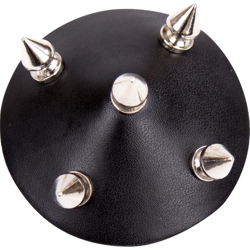 LATETOBED BDSM LINE - NIPPLE COVERS WITH SPIKES BLACK