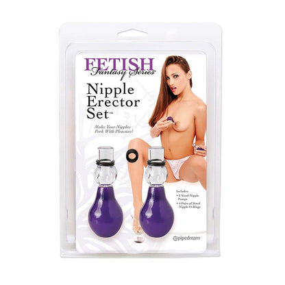 FETISH FANTASY SERIES - NIPPLE ERECTOR SET PURPLE