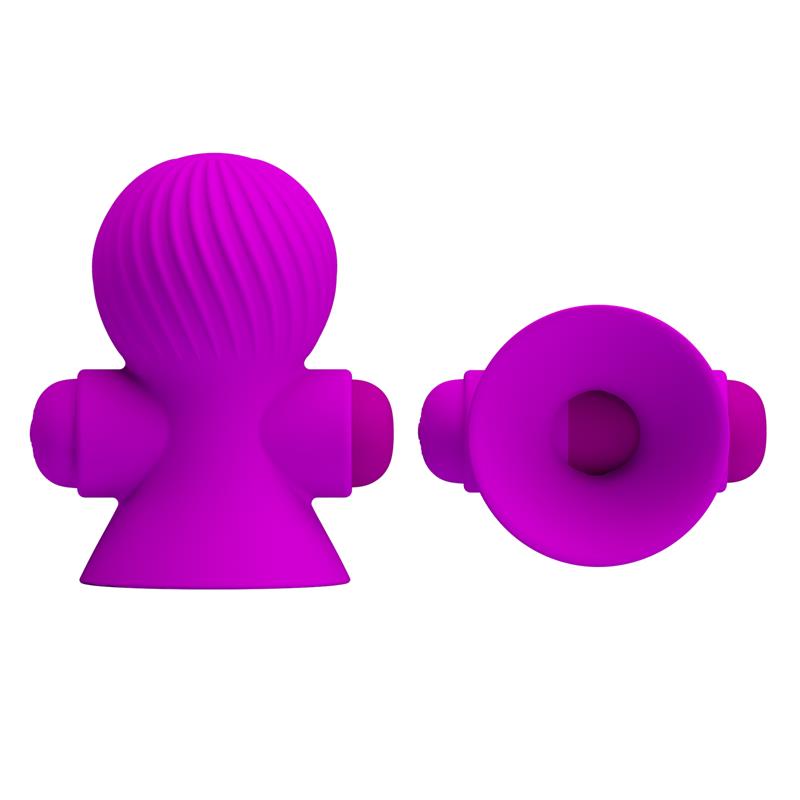 PRETTYLOVE - NIPPLE SUCKER WITH VIBRACION PINK