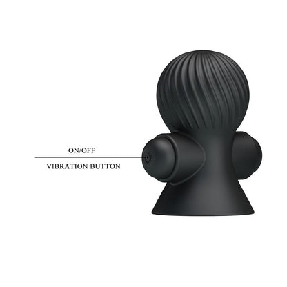 PRETTYLOVE - NIPPLE SUCKER WITH VIBRATION BLACK