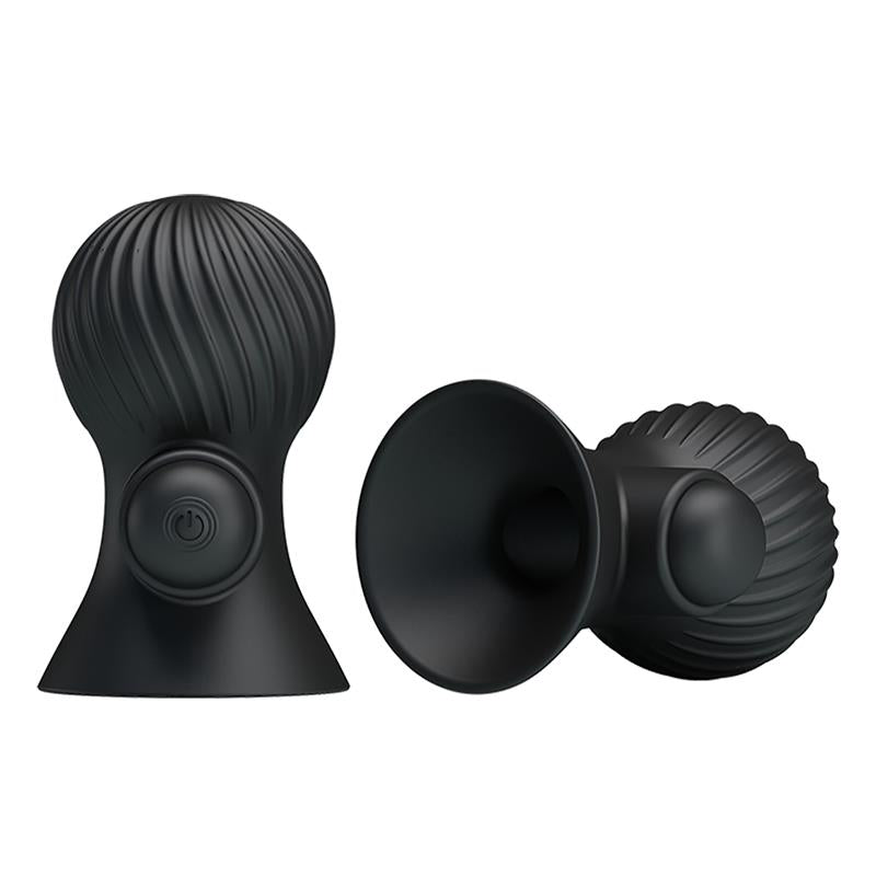 PRETTYLOVE - NIPPLE SUCKER WITH VIBRATION BLACK