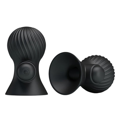 PRETTYLOVE - NIPPLE SUCKER WITH VIBRATION BLACK