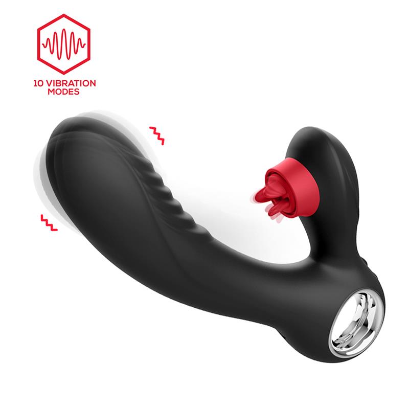 INTOYOU - NIZA VIBE WITH HEATING AND CLITORIS TRIPLE TONGUE