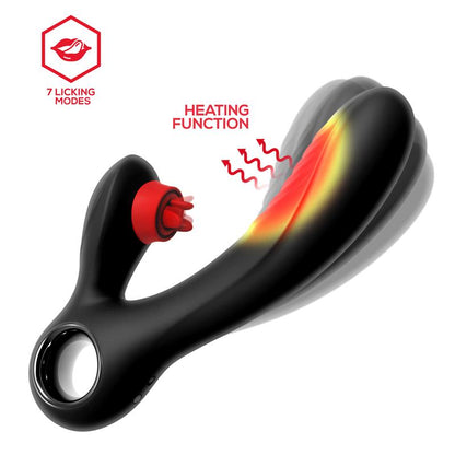 INTOYOU - NIZA VIBE WITH HEATING AND CLITORIS TRIPLE TONGUE