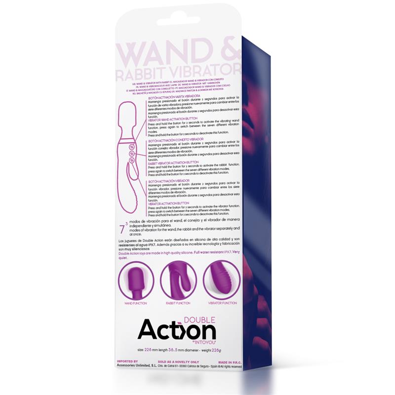 ACTION - NO. FIFTEEN VIBRATOR AND MASSAGER 3 INDIVIDUAL MOTORS