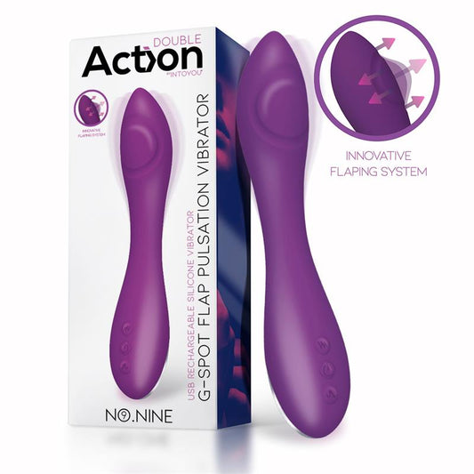 ACTION - NO. NINE G-SPOT VIBRATOR FLAP FUNCTION MAGNETIC USB SILICONE