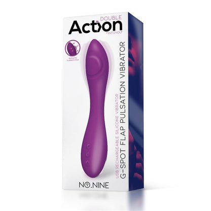 ACTION - NO. NINE G-SPOT VIBRATOR FLAP FUNCTION MAGNETIC USB SILICONE