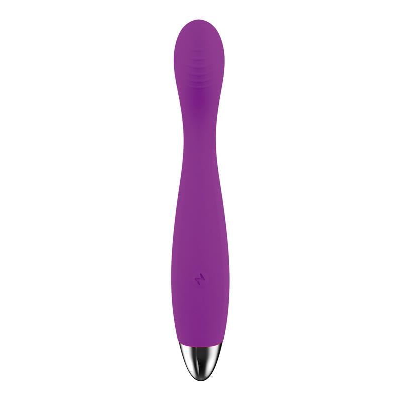 ACCIÓN - NO. TEN G-SPOT VIBRADOR HÍPER FLEXIBLE MAGNÉTICO USB DE SILICONA