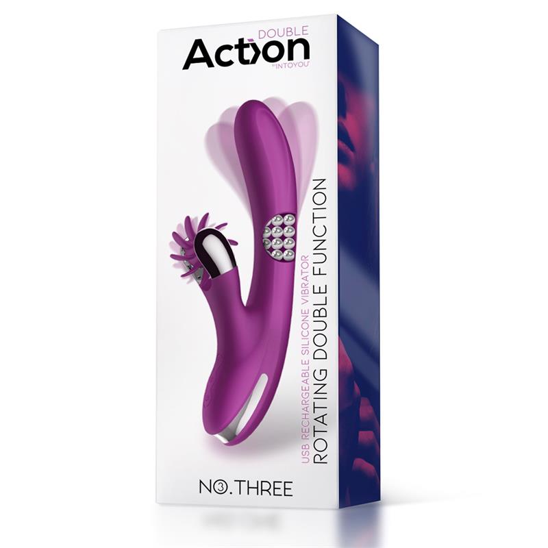 ACTION - NO. THREE ROTATOR WITH ROTATING BALLS 360º AND STIMULATING WHEEL